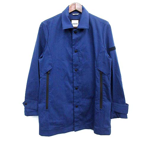 タトラス Tatras ナイロン ジャケット ステンカラー コート 02 青 G