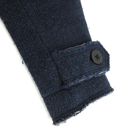 ディーゼル DIESEL ピーコート Pコート ショート 圧縮ニット XS 紺