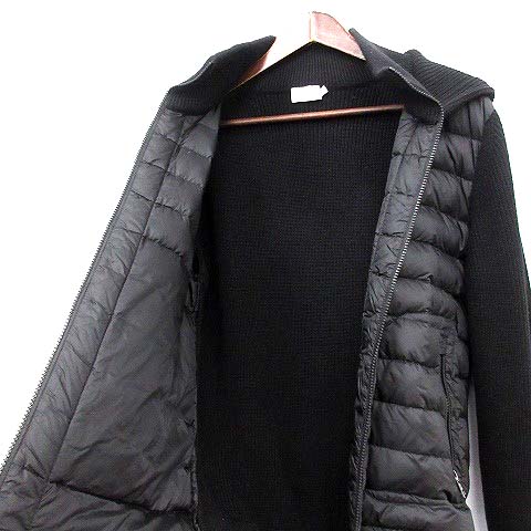 モンクレール MONCLER ニット パーカー ダウン 切替し カーディガン