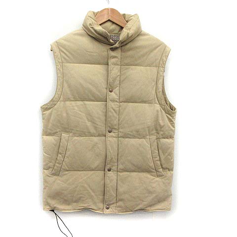 ソフネット SOPHNET. ダウンベスト カウレザー スタンドカラー L 