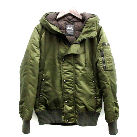 タトラス TATRAS 16AW ダウンジャケット PERUGIA フード 2 カーキ /TK 