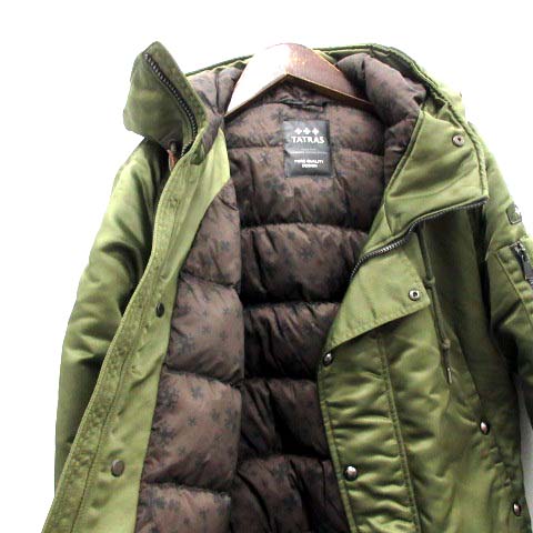 タトラス TATRAS 16AW ダウンジャケット PERUGIA フード 2 カーキ /TK 
