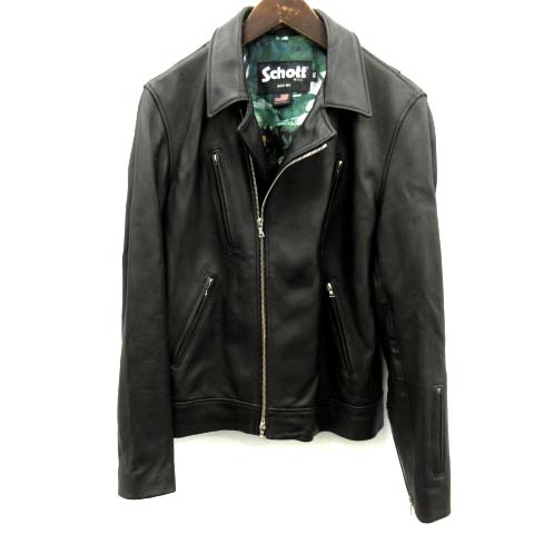 ソフネット SOPHNET. Schott 19SS ライダースジャケット ラムレザー 羊