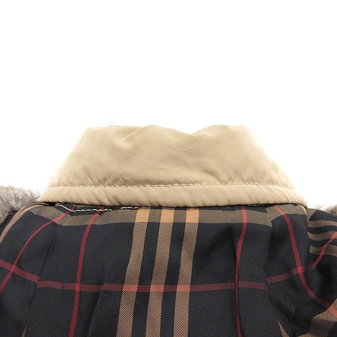 バーバリーブルーレーベル　ジップアップブルゾン　ファー付 バーバリーブルーレーベル BURBERRY BLUE LABEL ブルゾン ジップ