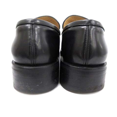 グッチ GUCCI コインローファー レザー 42.5 黒 ブラック /EK ○D 