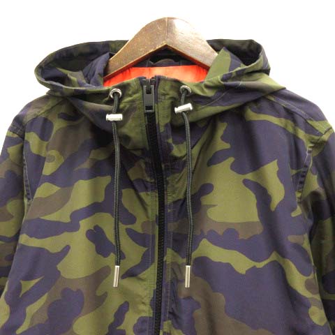 ディーゼル DIESEL マウンテンパーカー ジャケット ジップアップ 迷彩 