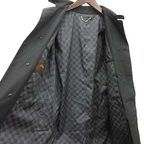 ルイヴィトン LOUIS VUITTON ステンカラーコート ロング 裏地ダミエ 
