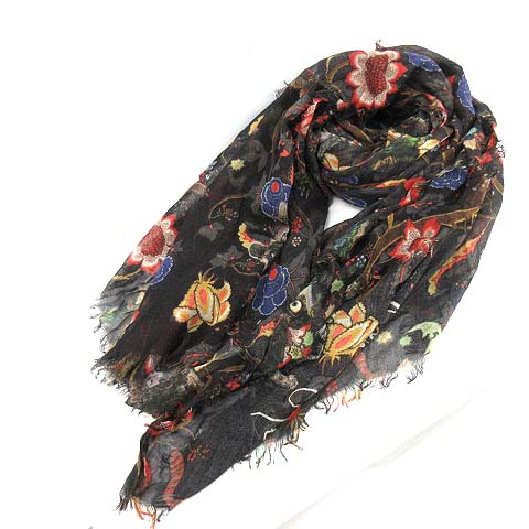 ルイヴィトン LOUIS VUITTON ストール ショール 花柄 カシミヤ シルク  