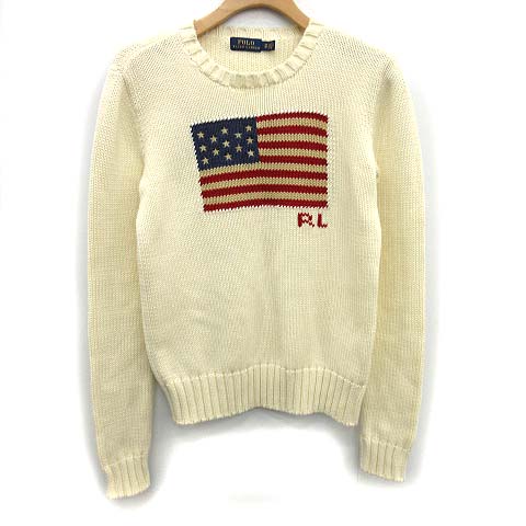 ポロ ラルフローレン POLO RALPH LAUREN ニット セーター 長袖 星条旗 