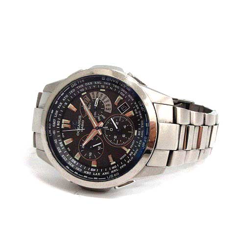 カシオ CASIO 腕時計 オシアナス OCEANUS 電波 ソーラー クロノグラフ 