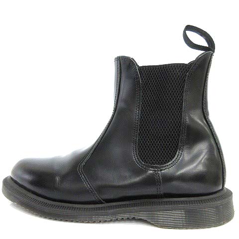 ドクターマーチン ショートブーツ サイドゴア UK3　22cm　黒　2976 楽天市場】Dr.Martens ドクターマーチン サイドゴア レザーシューズ