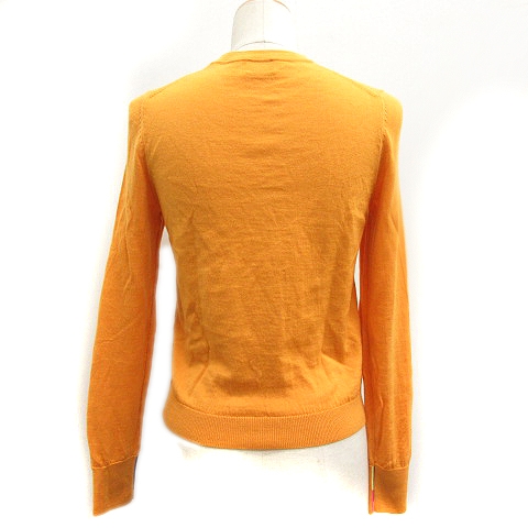 ポールスミス PAUL SMITH PS カーディガン ニット 長袖 ウール M 黄色 