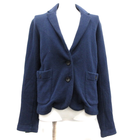 ポールスミス Paul Smith テーラードジャケット スウェット M 紺 ネイビー 緑 グリーン Ad23 レディース 081 ベクトルパーク