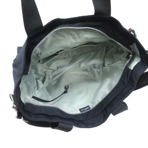 未使用品 キプリング KIPLING トートバッグ ショルダー 2WAY 紺