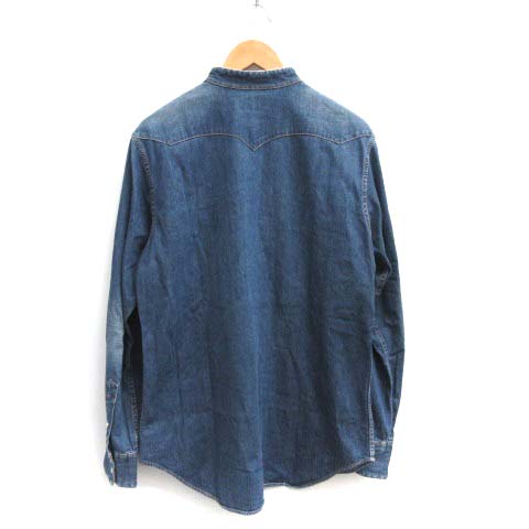 ダブルアールエル RRL ラルフローレン L ウエスタンシャツ デニム ノー 