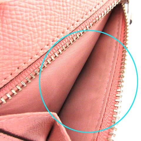 ❤️新品未使用　箱入り　コーチ　coach お財布　ピンク コーチ COACH 財布 三つ折り ミニ財布 レザー ピンク /☆G □OH