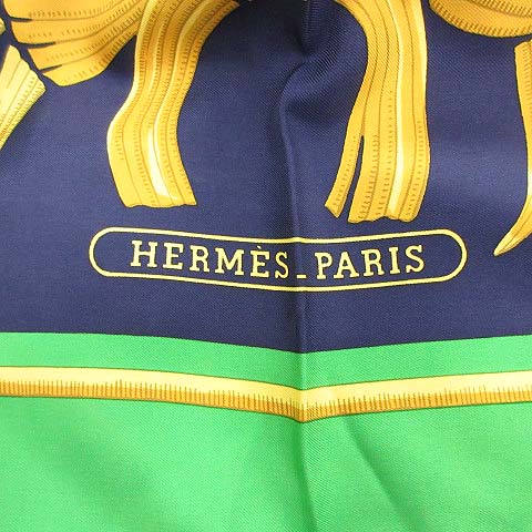 HREMES エルメス　パルク ロイヤル　カレ90 スカーフ　シルク HREMES エルメス パルク ロイヤル カレ90 スカーフ シルク