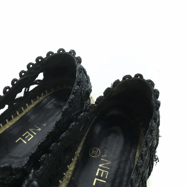 シャネル CHANEL ココマーク エスパドリーユ スリッポン