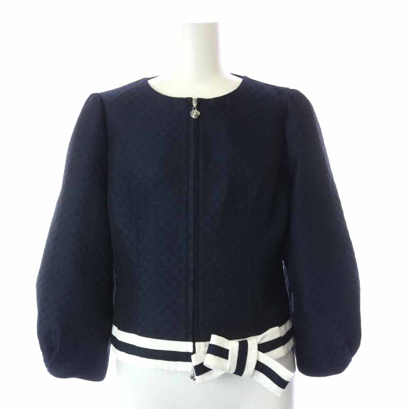 エムズグレイシー カメリアリボンカーディガン （M 