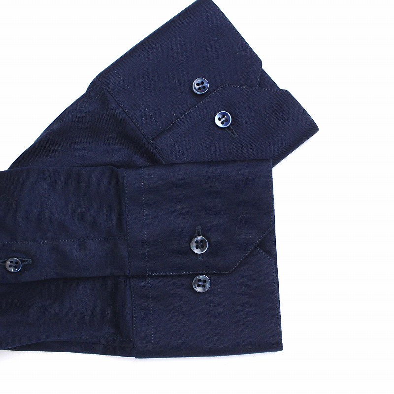 GIORGIO ARMANI ジョルジオアルマーニネイビー 長袖シャツ ジョルジオアルマーニ GIORGIO ARMANI シャツ コットン 長袖 41