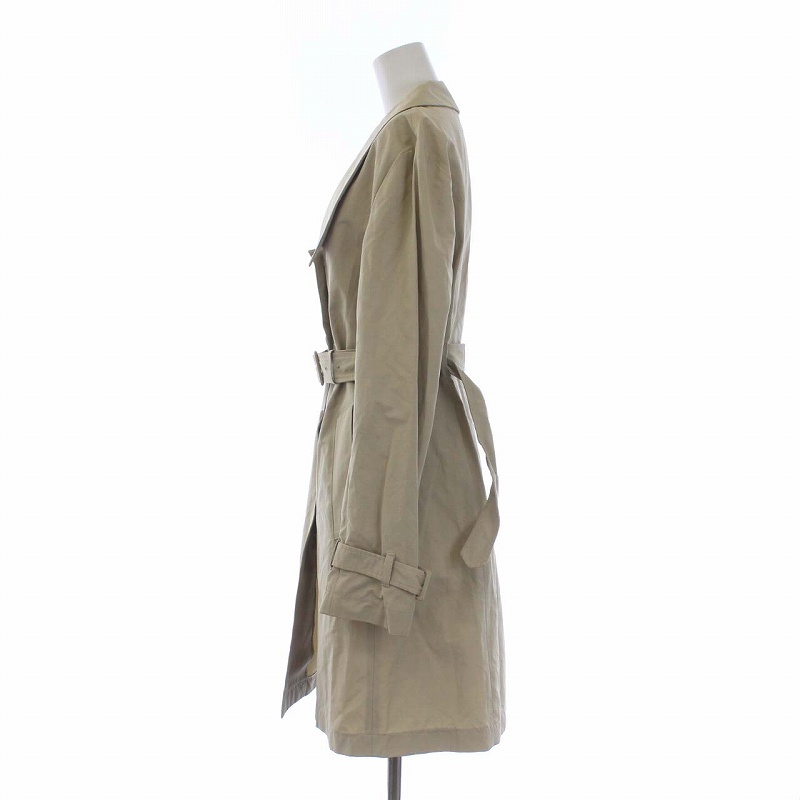 プラダ PRADA トレンチコート アウター ロング 42 M ベージュ /KH □EC 
