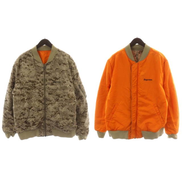 シュプリーム SUPREME 17AW Digi Camo MA-1 フライトジャケット 
