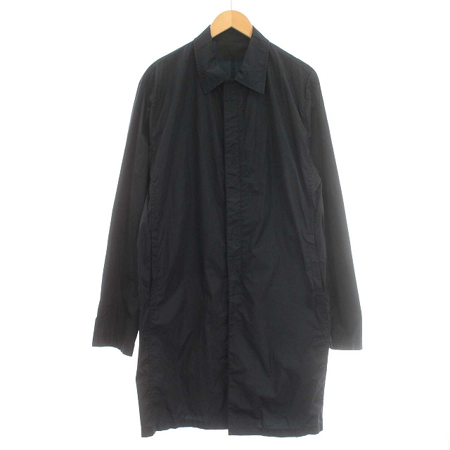プラダ PRADA スプリングコート ナイロン ステンカラーコート ロング  