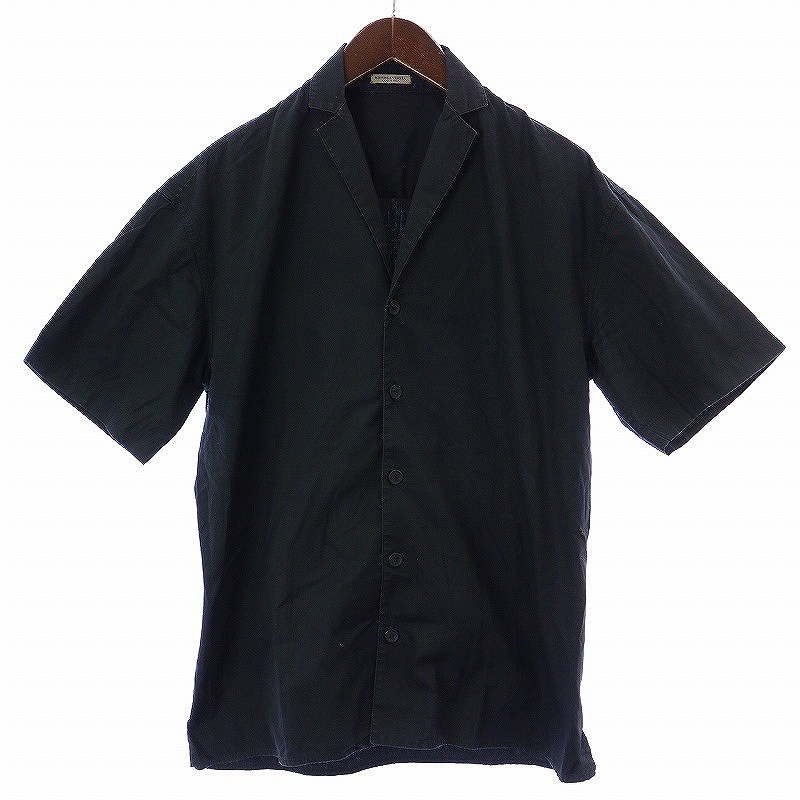ボッテガヴェネタ BOTTEGA VENETA オープンカラーシャツ 半袖 コットン 