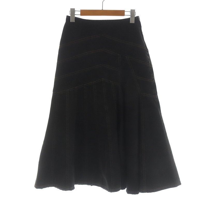 ミュウミュウ miumiu デニムスカート フレア ロング マーメイド  