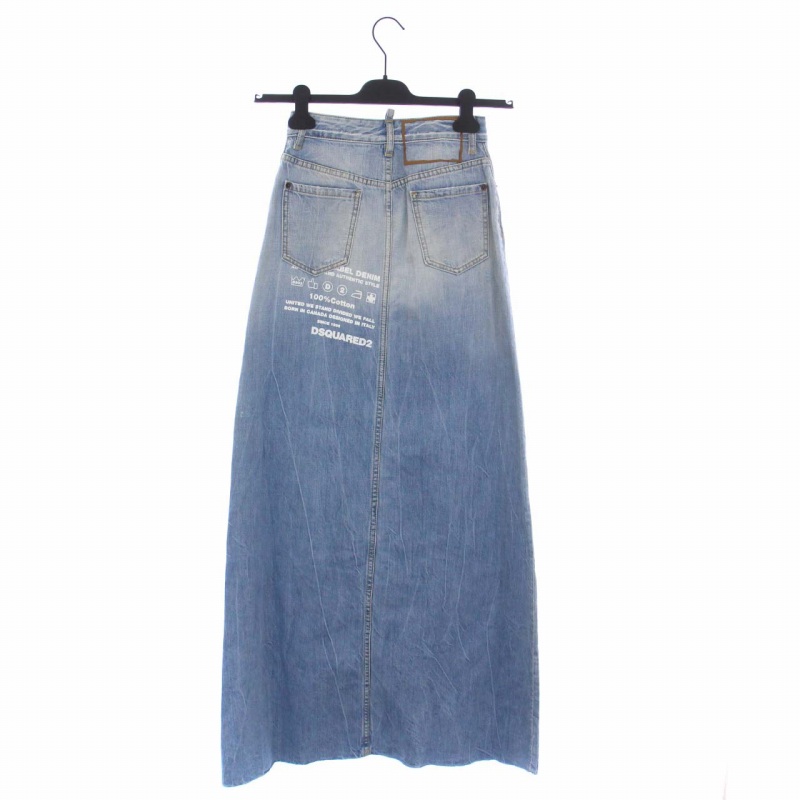 未使用品 ディースクエアード DSQUARED2 ロングデニムスカート マキシ  