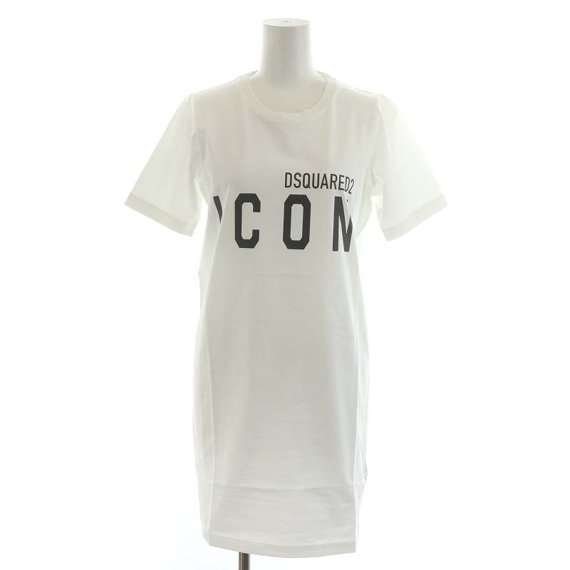 未使用品 ディースクエアード DSQUARED2 Tシャツ カットソー 半袖 ロゴ 
