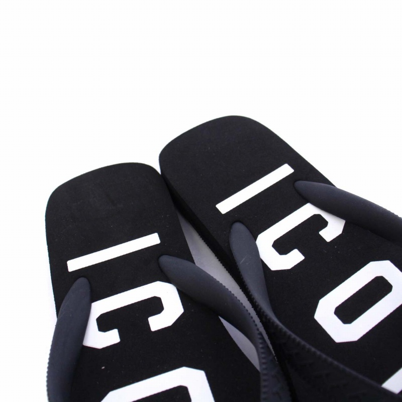 未使用品 ディースクエアード DSQUARED2 LOGO FLIP FLOPS ビーチ