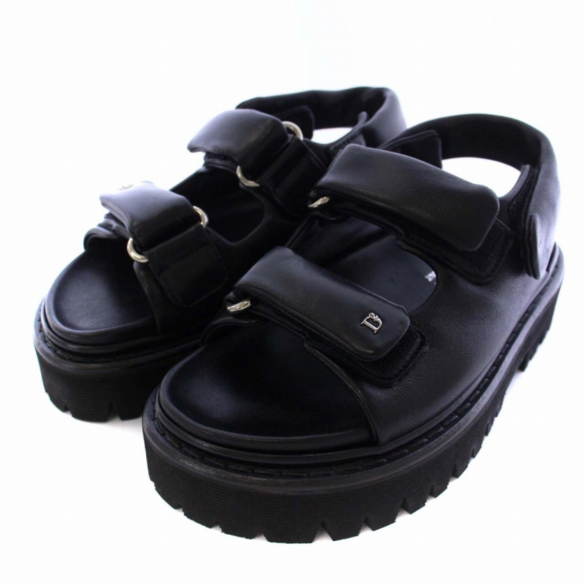 未使用品 ディースクエアード DSQUARED2 Flat Sandals サンダル 厚底  