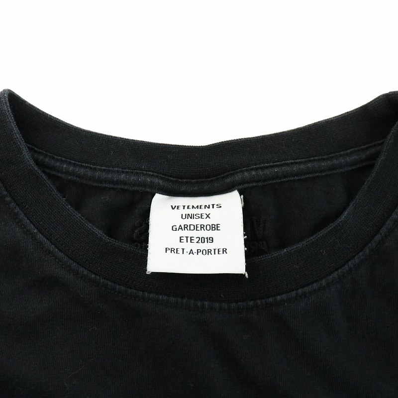 トップス VETEMENTS 19SS TARGET TEE M ヴェトモン ベトモン VETEMENTS 19SS TARGET TEE Tシャツ