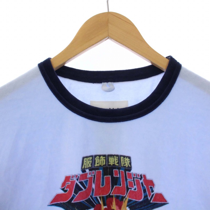 ダブレット doublet ANIME CHARACTER VELOUR T-SHIRT Tシャツ  