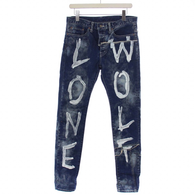 メゾン ミハラヤスヒロ Maison MIHARA YASUHIRO 17SS LONE WOLF デニム  