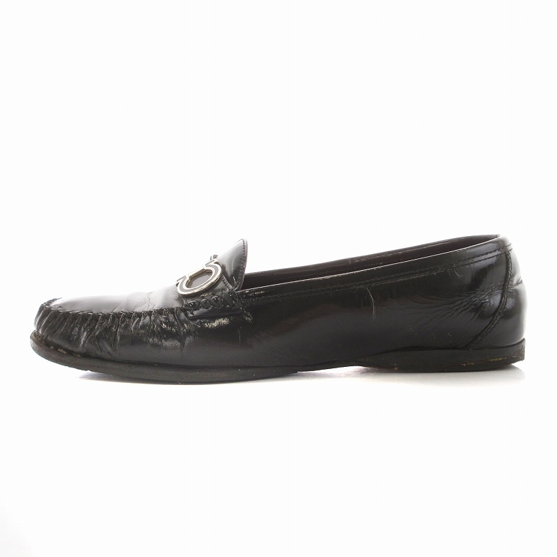 専用　Salvatore Ferragamo 黒エナメルローファー サルバトーレフェラガモ Salvatore Ferragamo ローファー