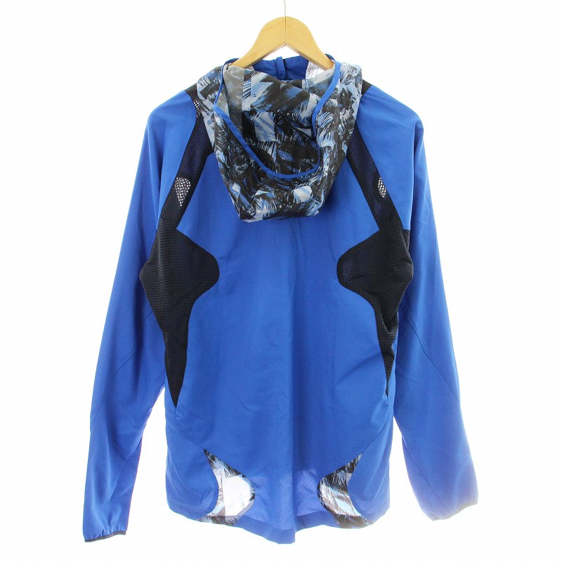 OAKLEY オークリー フルジップパーカー 青 00s OAKLEY ジップパーカー