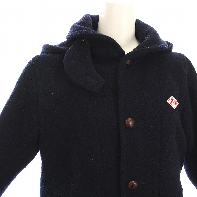 ダントン DANTON WOOL MOSSER ウールモッサ フード付きロングコート
