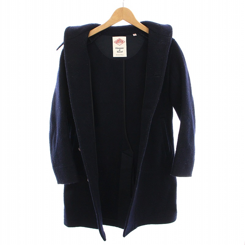 ダントン DANTON WOOL MOSSER ウールモッサ フード付きロングコート