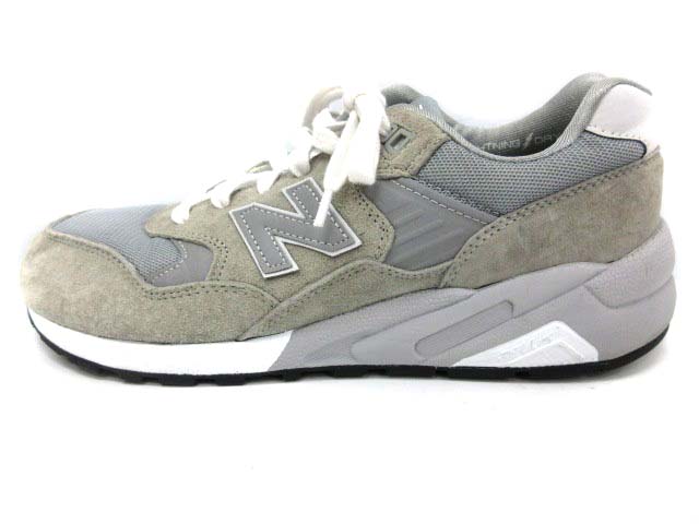 ニューバランス NEW BALANCE スニーカー スエード 26.5 グレー
