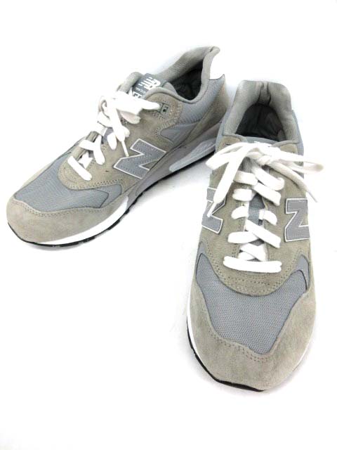 ニューバランス NEW BALANCE スニーカー スエード 26.5 グレー