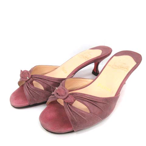 クリスチャンルブタン Christian louboutin ミュール サンダル ベルト 