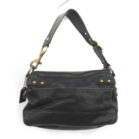 コーチ COACH ワンショルダーバッグ レザー 黒 ブラック 11127 コーチ COACH ワンショルダーバッグ レザー 黒 ブラック 11127