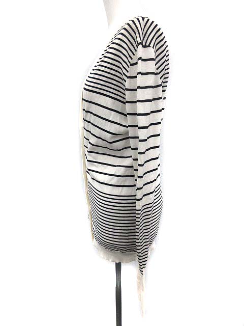 CHANEL ボーダー　カーディガン CHANEL(シャネル) スポーツラインジップアップボーダー