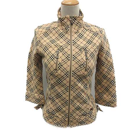 バーバリーブルーレーベル BURBERRY BLUE LABEL ジャケット ジップ 