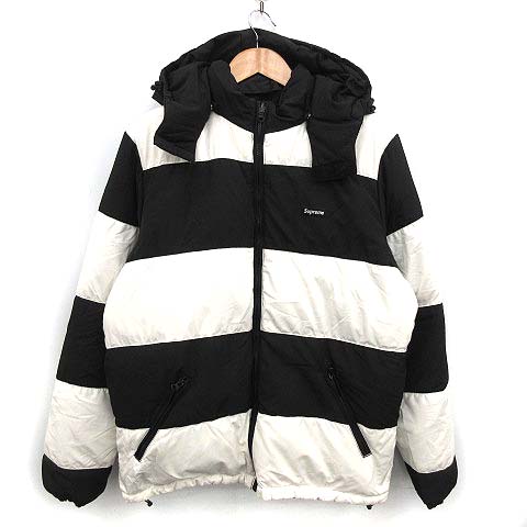 シュプリーム SUPREME 2012AW ダウンジャケット リバーシブル Stripe 