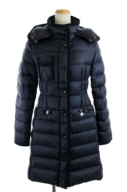 MONCLER HERMINE モンクレール エルミンヌ ダウン ネイビー 0