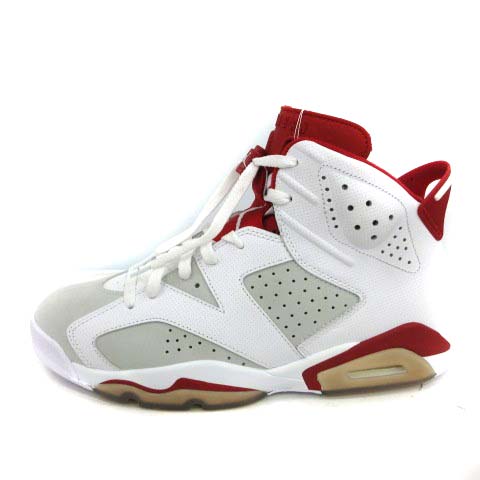 Nike Air Jordan 6 白/赤 スニーカー NIKE AIR JORDAN 6 RETRO 