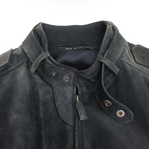 GUCCI スエード レザージャケット GUCCI - GUCCI ラムレザー パンチング スエードジャケットの通販 by